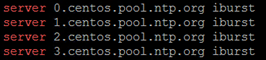 Syncing with an NTP server - Server List