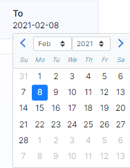 Report End date