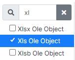Votiro's Secure File Gateway - Defining Exceptions - Search bar