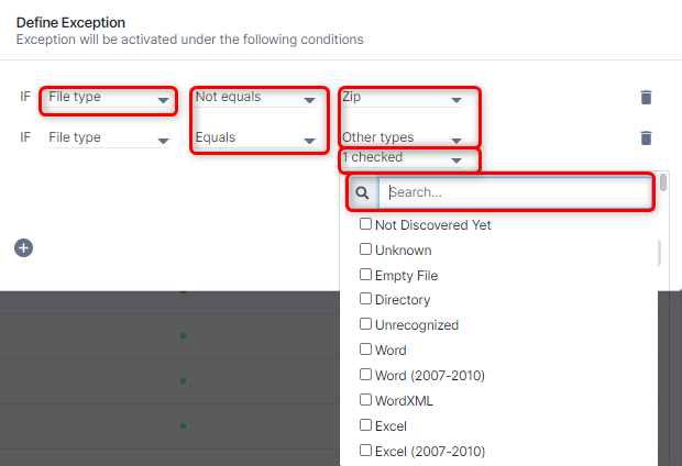 Votiro's Secure File Gateway - Define Exceptions for File Types