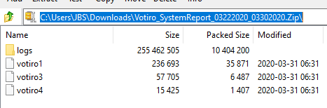 Votiro's Secure File Gateway - System Report Format and Structure